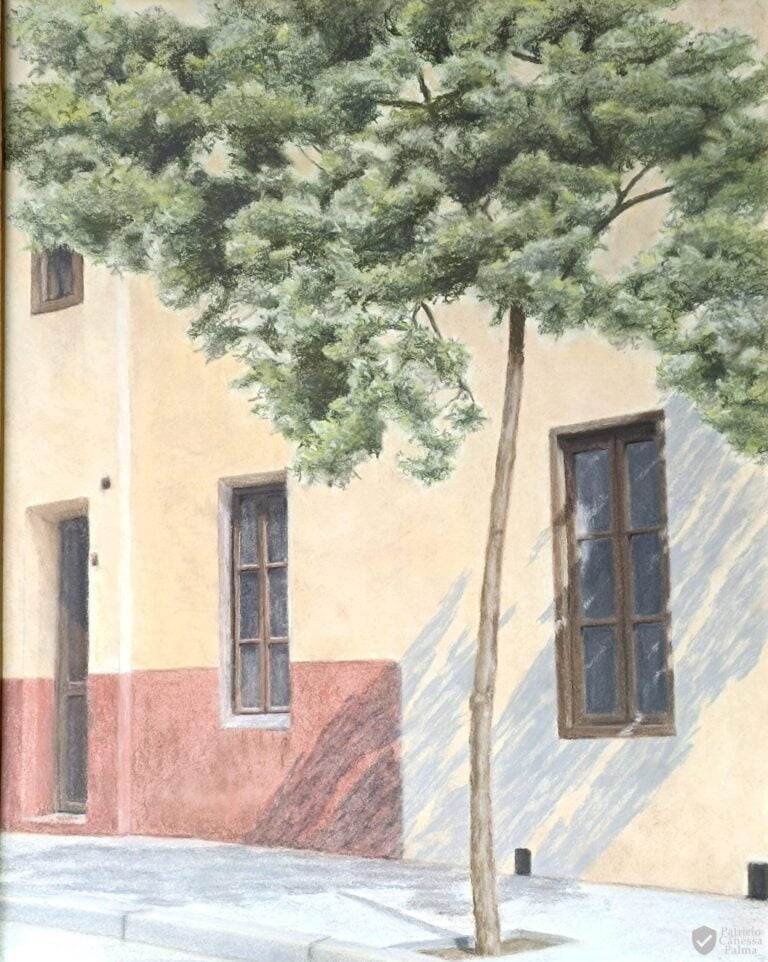 Pintura en pastel de Patricio Canessa Palma