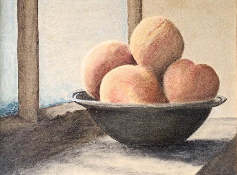 Pintura en pastel de Patricio Canessa Palma