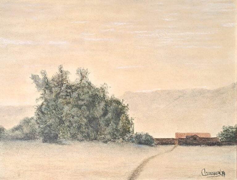 Pintura en pastel de Patricio Canessa Palma