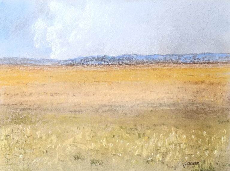 Pintura en pastel de Patricio Canessa Palma